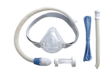 CPAP components of advanced respiratory device system