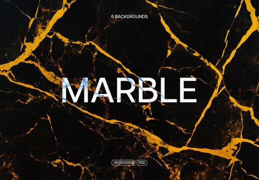 Black Gold Marble Textures