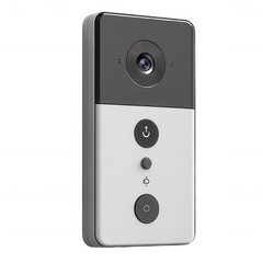 Buy wireless video doorbell camera for home security and surveillance system on transparent background