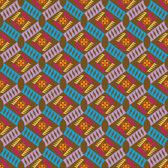 Colorful geometric pattern for background, seamless pattern.