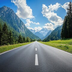 Fototapeta premium Scenic mountain road