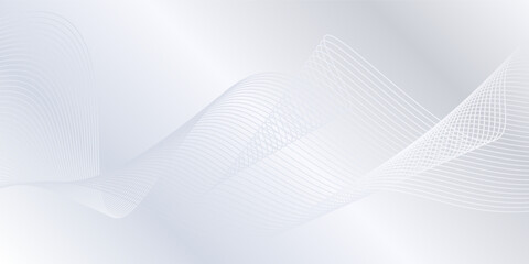 Simple background with flowing lines. Digital future technology design