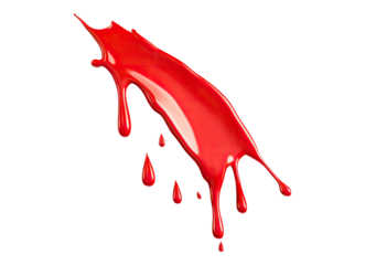 Red going down stock