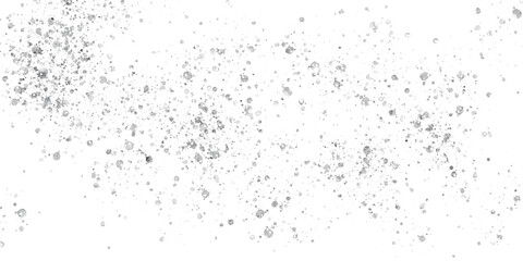 Obraz premium Silver Glitter shiny swirl particles, shining silver sparks. Silver design of wedding printing, invitations.Silver png brush stroke on transparent background. Pieces flakes, sparkle splatter silver.