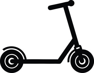 kick scooter vector icon.