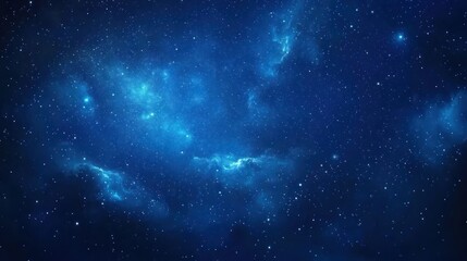 Fototapeta premium Deep space nebula with glowing clouds of gas and stars