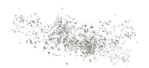 PNG silver particles, shining silver sparks. Silver sparkle splatter border. Silver stroke dust glitter on transparent background. Silver sparkle confetti. Shiny glittering dust.A element silver.