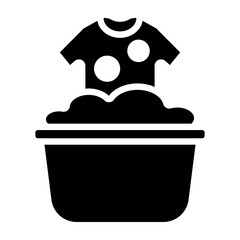 Rinse  Vector Glyph Icon Design