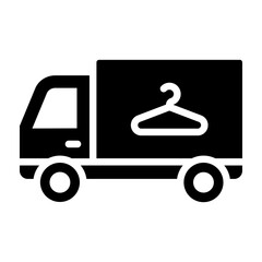 Van  Vector Glyph Icon Design