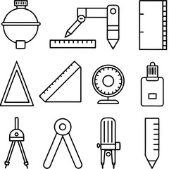 Outline drawing equipment for engineering design and planning tasks