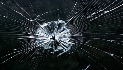 Obraz premium broken glass effect isolated on transparent background