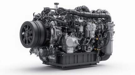 Powerful marine engine