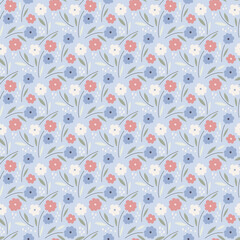 cute flower seamless pattern