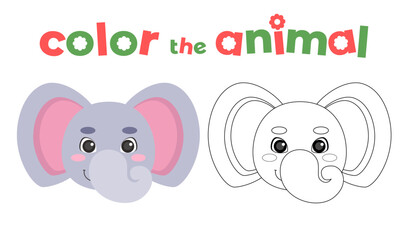 42 - Animals head coloring