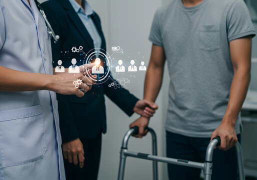 Physical therapy and rehabilitation services for patients with mobility impairments and recovery support