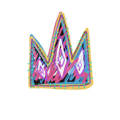 crown doodle illustration png