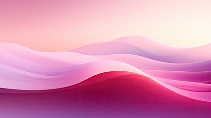 Serene magenta mist enveloping a tranquil, minimalist landscape, evoking a sense of mystery and wonder, and inviting the viewer to explore the depths of the composition.smooth lines, soft edges, vecto