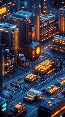 Futuristic city logistics