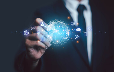 Leadership has quality management concepts and strategies. Businesses around the world have finance and use digital systems to store data. Having a good team leads to success in to the goals.
