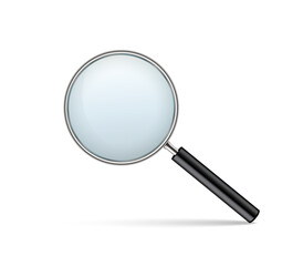 Magnifying glass vector illustration.