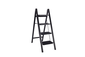 ladder isolated on white  Step Ladder Aluminum Folding Step Stool  