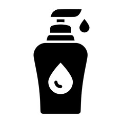 Lotion  Vector Glyph Icon Design