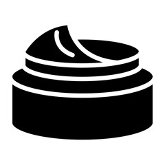Cream  Vector Glyph Icon Design