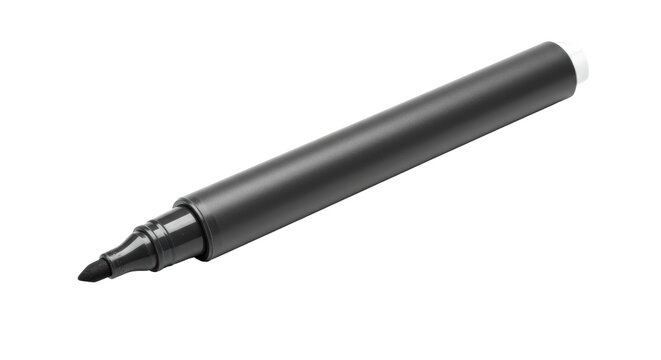 Isolated Black Marker Pen
