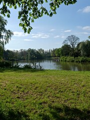 Ypres (Ieper), April 2025: Visit to the magnificent town of Ypres in Belgium - View of the ramparts...