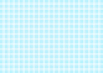 水色のチェック柄	
