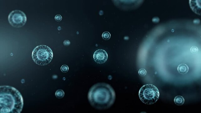 Microscopic Cellular Environment - Medical VFX
