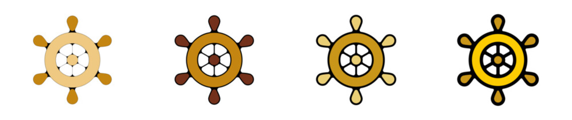 icone symbole pictogramme entreprise success travail gouvernail graisse couleur