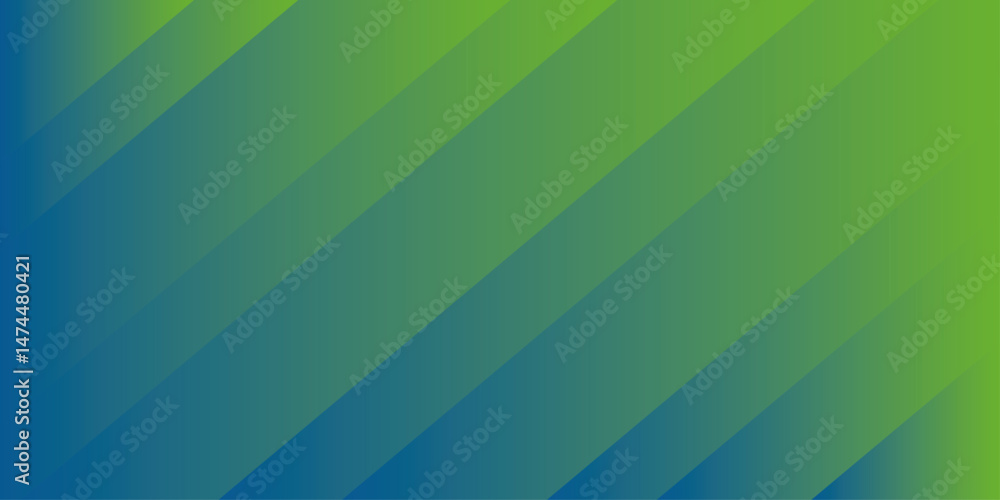Poster abstract blue green silver triangle stripes background for wide banner.gradient is the surface with 