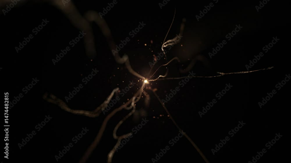 Poster cosmic particle collision simulation vfx