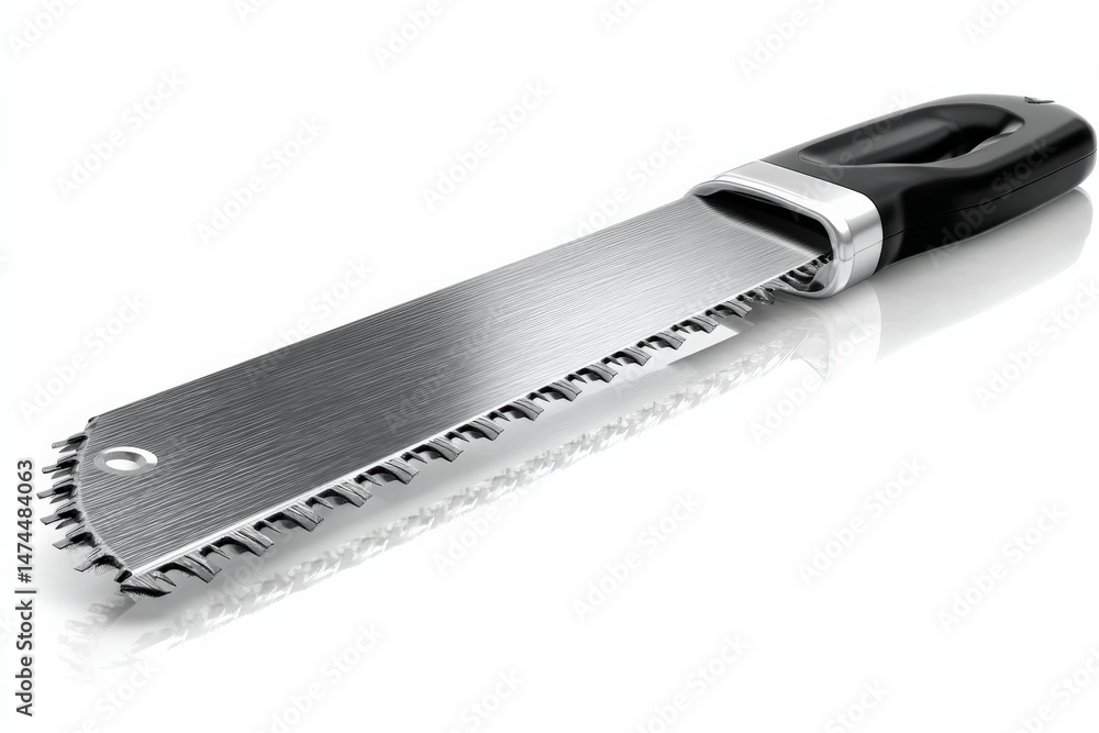 Poster high-quality serrated saw for efficient cutting in woodworking projects and crafting tasks
