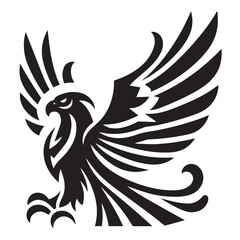 Obraz premium Black Eagle Graphics Set