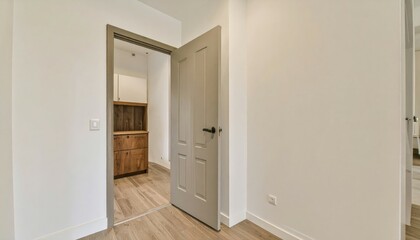 Modern Open Doorway Leading to Cozy Interior Space