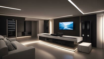 Elegance Amidst the Underground - Minimalist Tech Sanctuary
