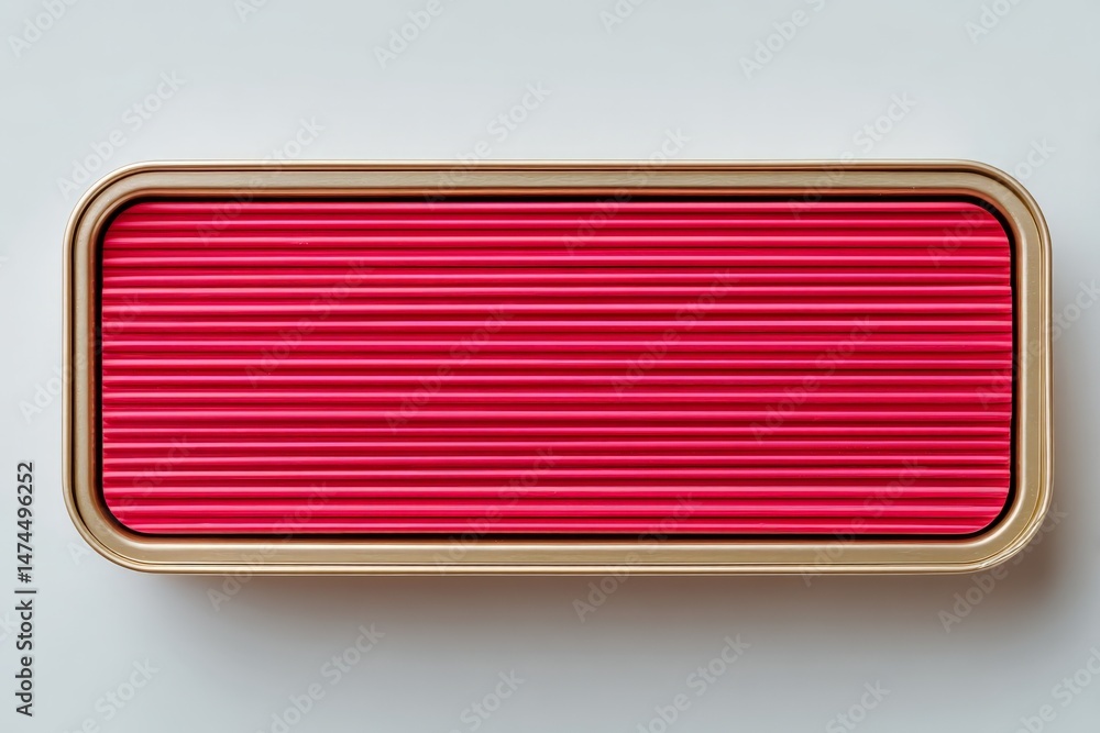 Poster colorful rectangular tray with textured design showcasing a modern minimalist aesthetic in vibrant r