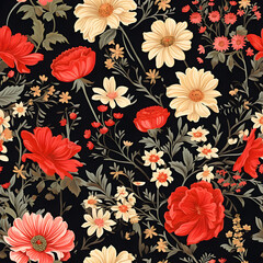 Painted Petals: Artistic Floral Splendor