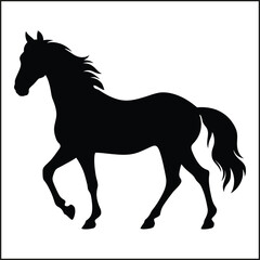 Silhouette of Horse, Animal Design