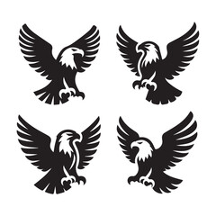 Fototapeta premium Elegant Eagle Vector Designs