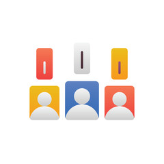 Fototapeta premium Election Result Vector icon