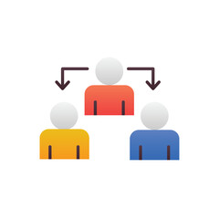Delegates Vector icon