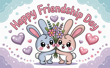 purple heart day, friendship day banner, international friendship day, happy friendship day, labor day, friendship banner, day banner, friendship poster, day poster, cute poster, cute kawaii, kawaii p