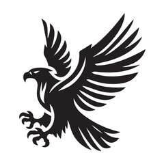 Obraz premium Eagle Bird Silhouettes Pack