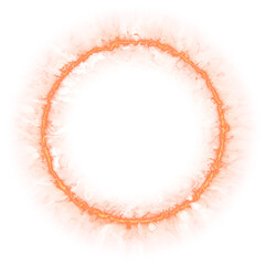 Effect Impact flame rays circle explosion energy shockwave isolated on background.