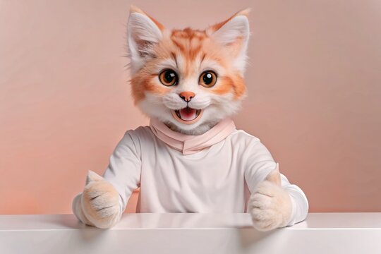 Gatotkaca Esports Mascot Candid Photo: Energetic, Playful Pose