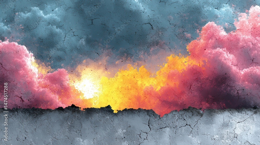 Aufkleber abstract textured backdrop background