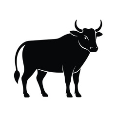 bull black silhouette 